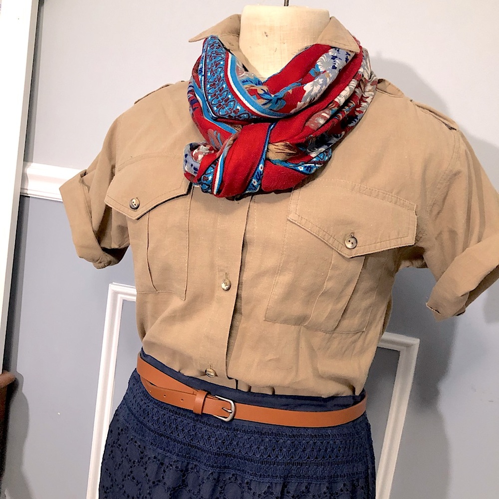 Vintage Safari Button Down